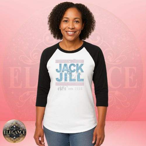 Thumbnail: JJOA Women's Bling Baseball T-Shirt