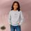 Thumbnail: JJOA Girl's Bling I Heart Jack & Jill Crewneck Sweatshirt
