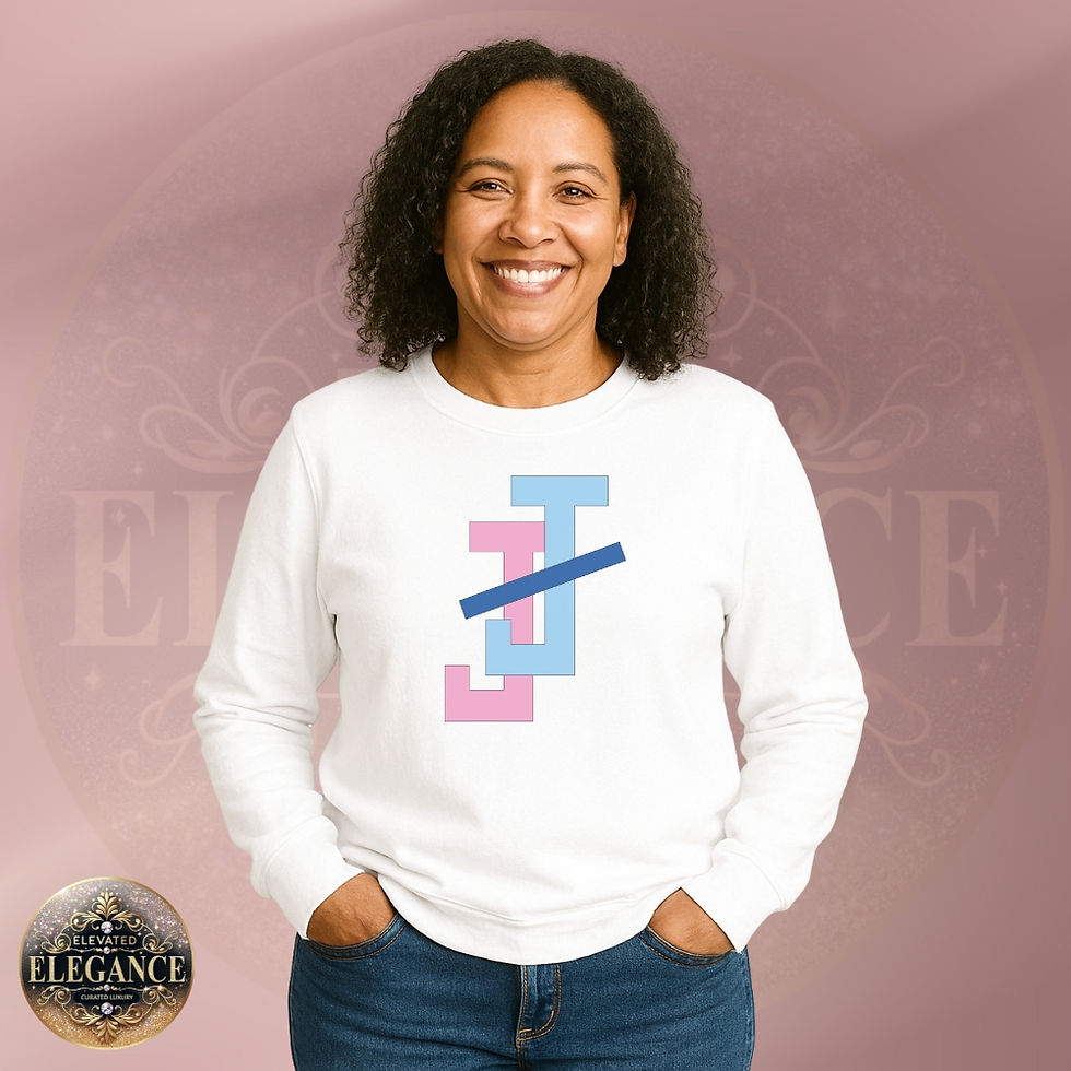 Thumbnail: JJOA Women's Interlocking J's Crewneck Sweatshirt