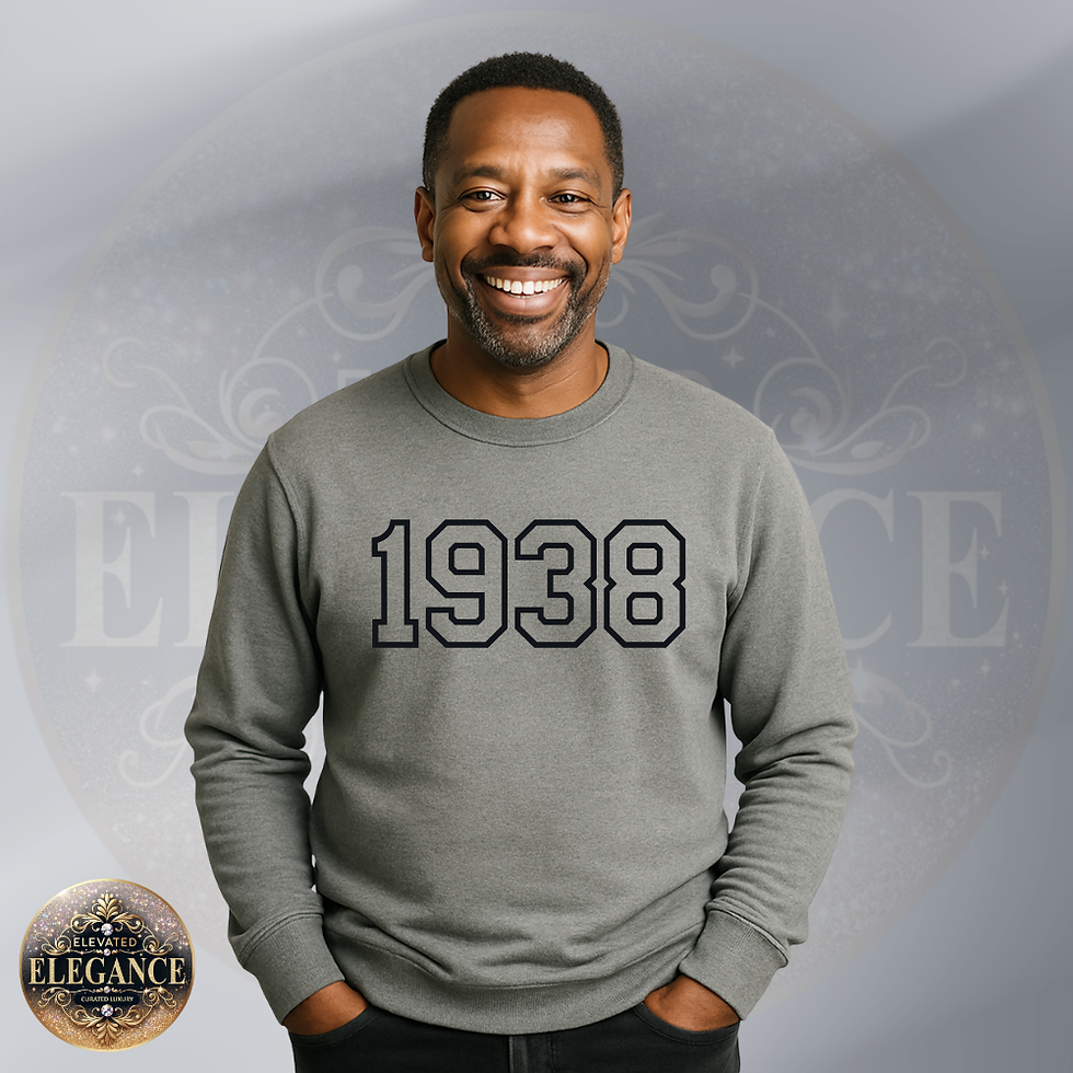 Thumbnail: JJOA Men's Outline 1938 Crewneck Sweatshirt