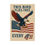 Thumbnail: This Bird Flies Free Every 4th” Patriotic Eagle  Matte Vertical Poster 