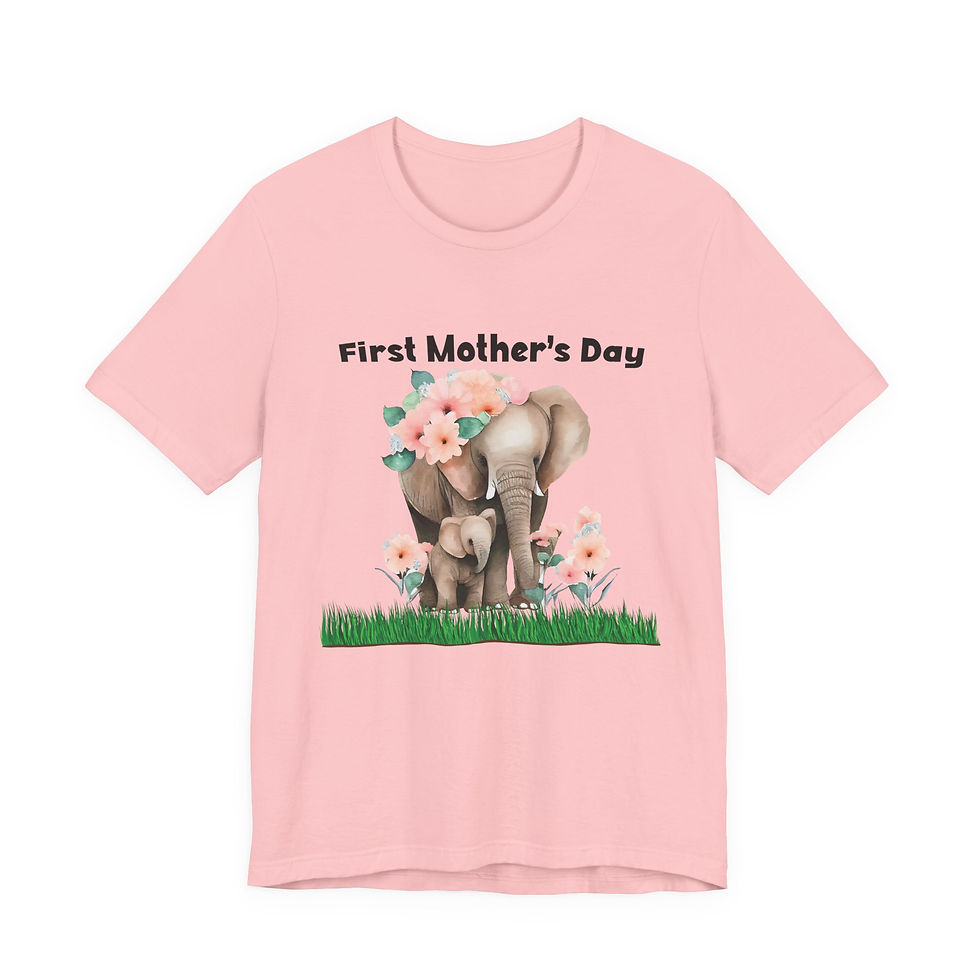 Thumbnail: First Mother’s day Unisex Jersey Short Sleeve Tee