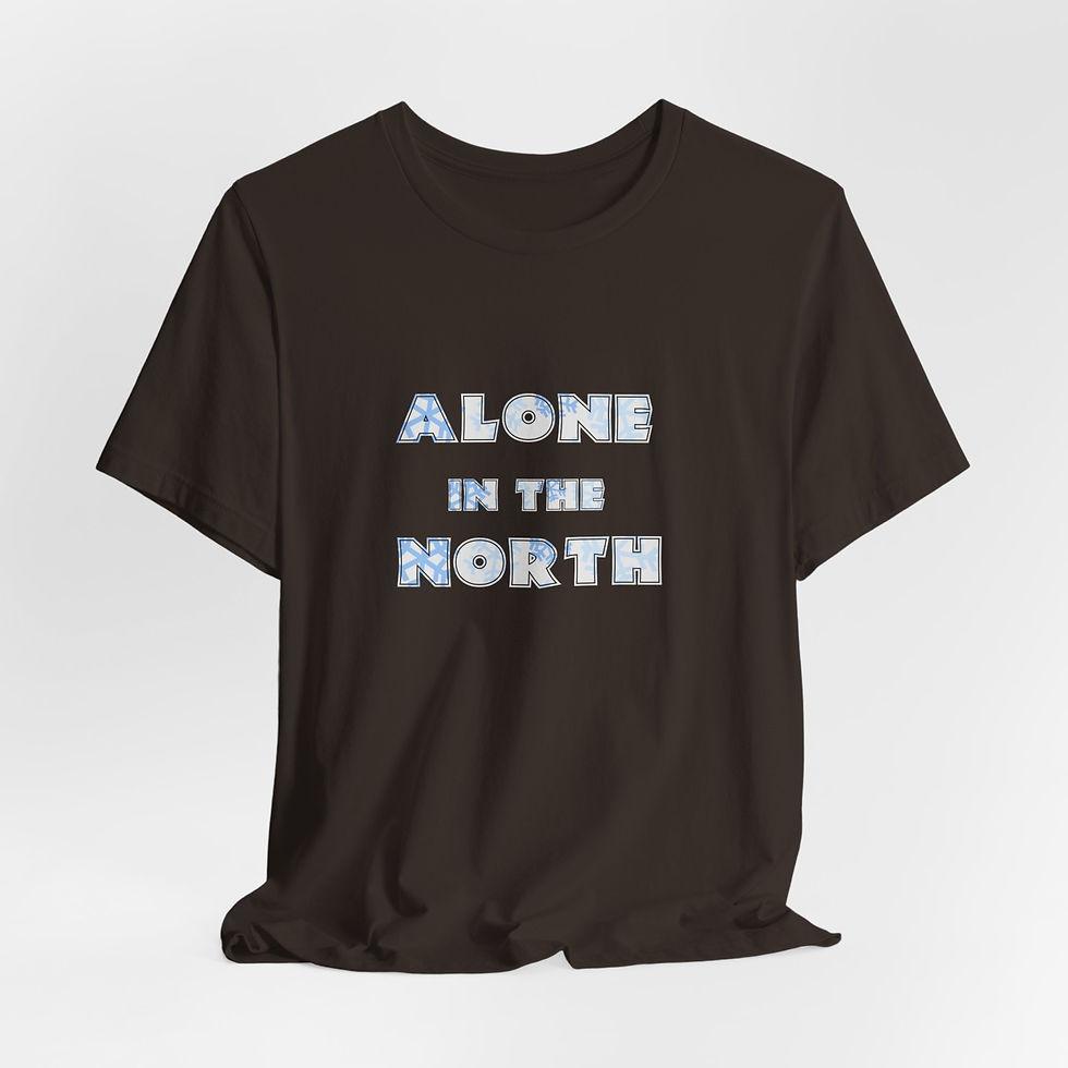 Thumbnail: Alone in the north Unisex Jersey Short Sleeve Tee