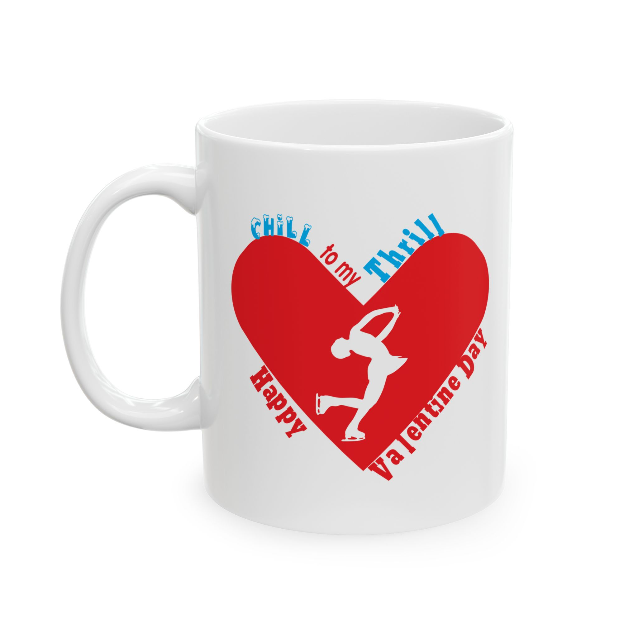 Layback Trick, Chill to Thill, Gift Idea for ice skater Ceramic Mug