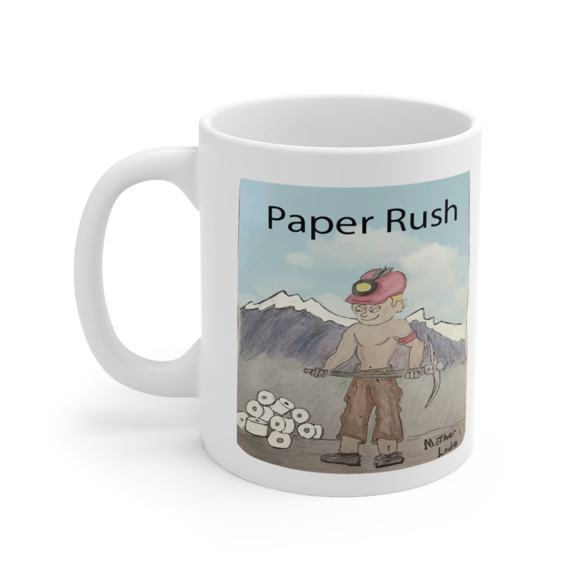 Paper Rush Ceramic Mug 11oz