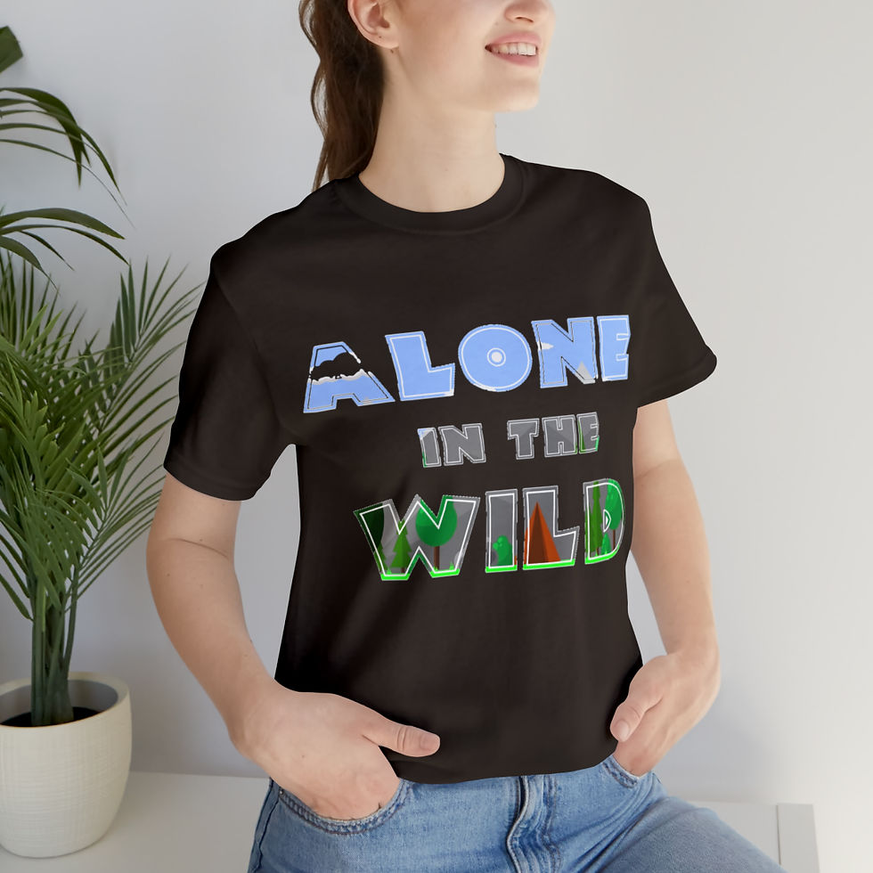 Thumbnail: Alone in the wild Unisex Jersey Short Sleeve Tee