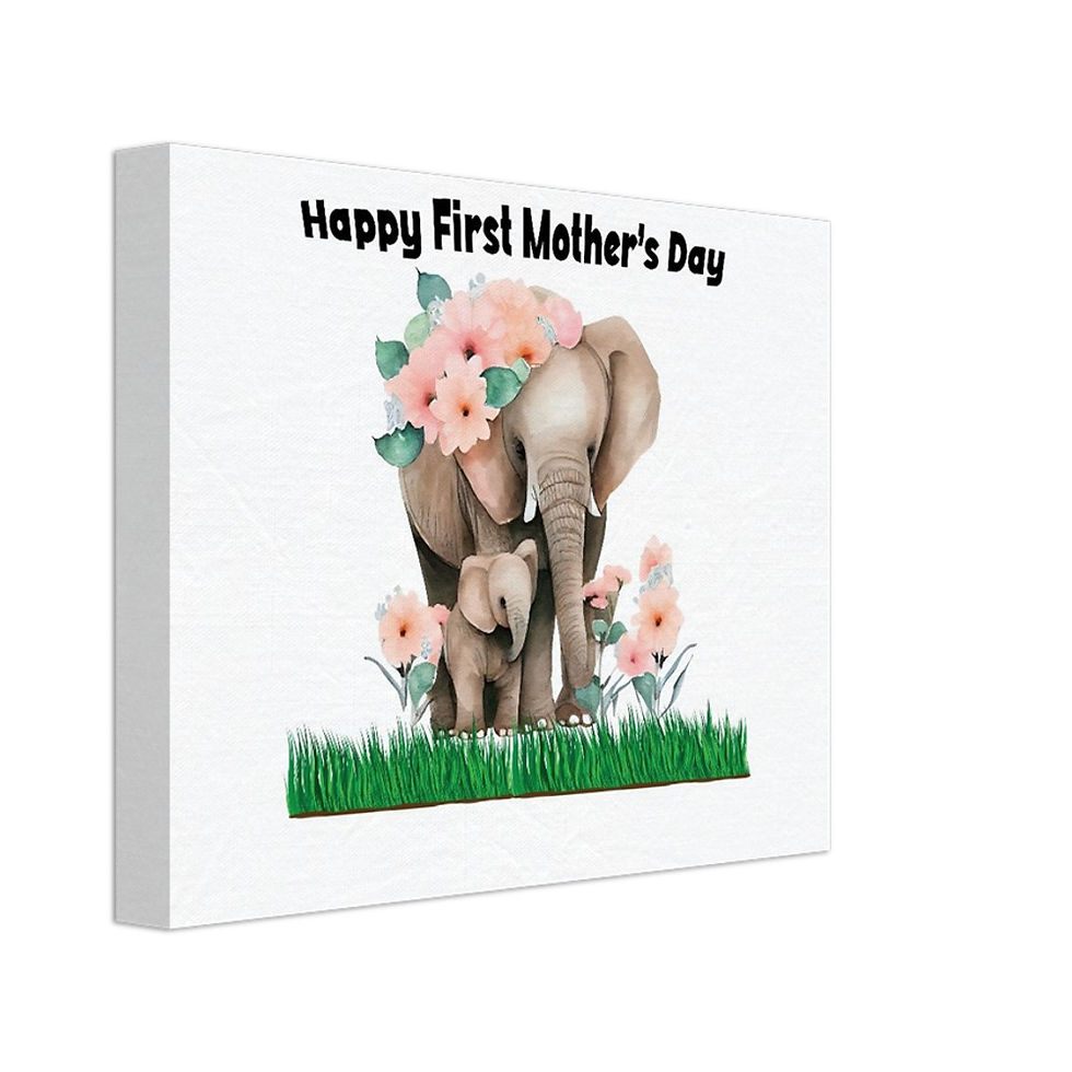 Thumbnail: Happy  First Mother's Day Canvas