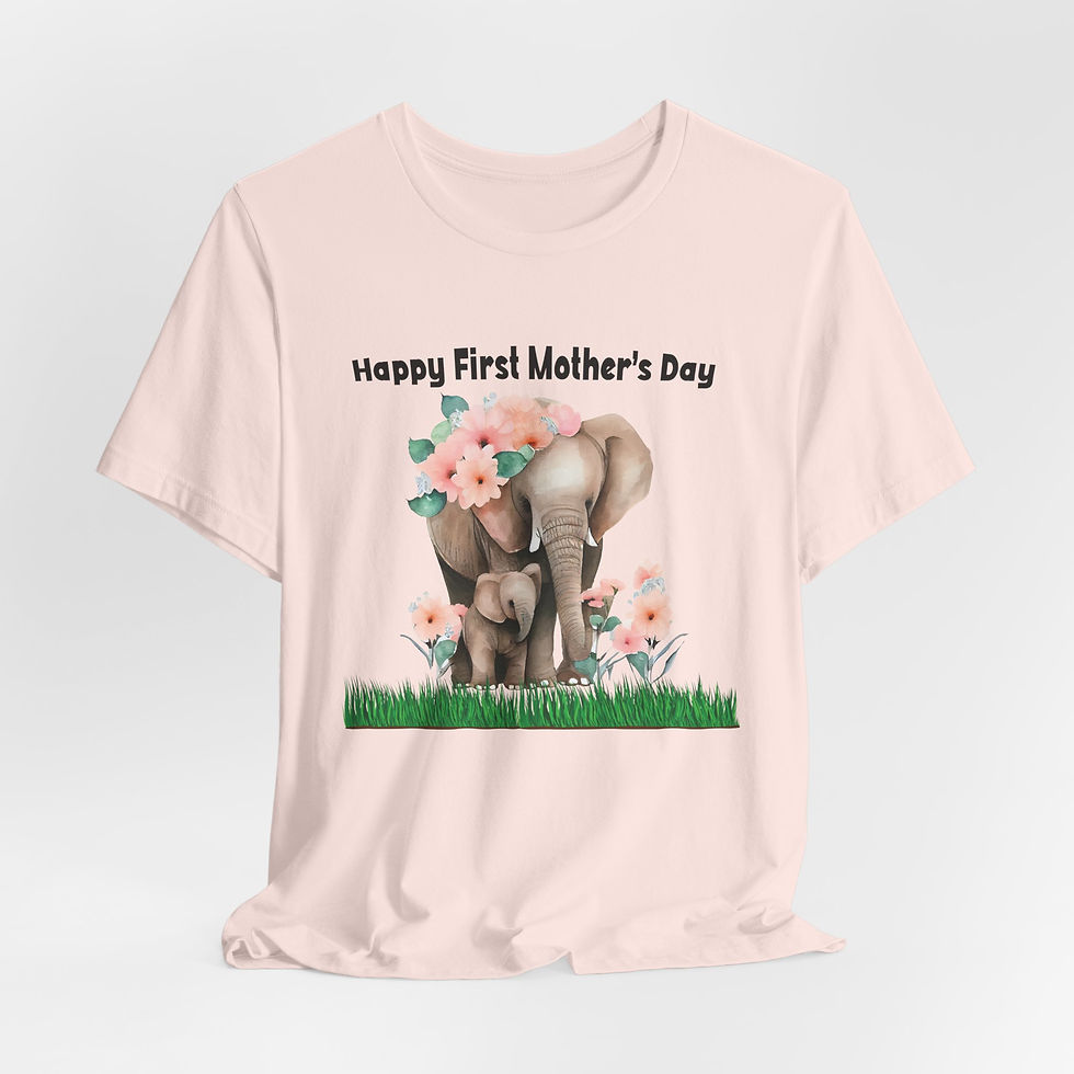 Thumbnail: Happy first Mother‘s day Unisex Jersey Short Sleeve Tee
