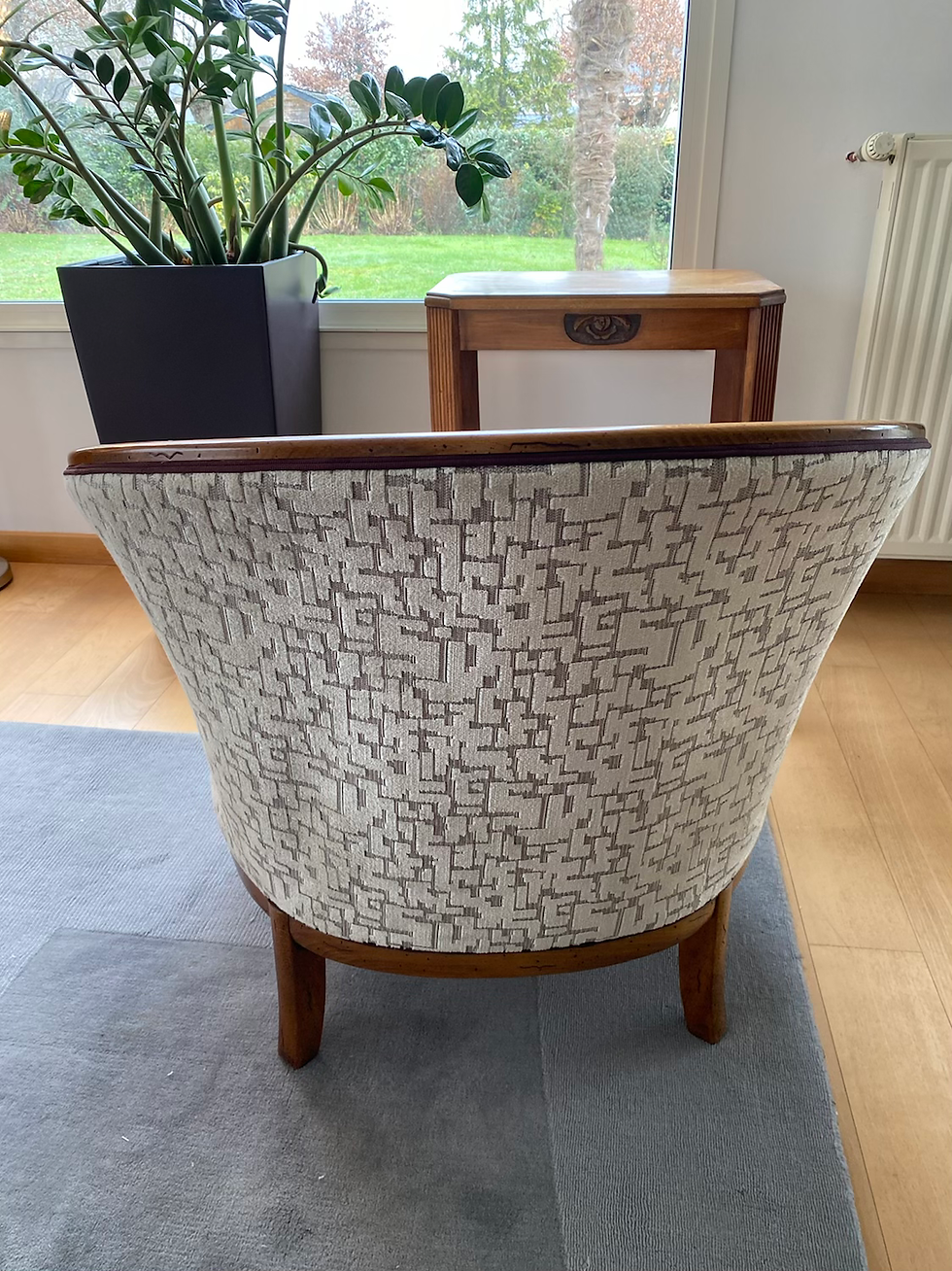 Miniature : Fauteuil tonneau Leleu