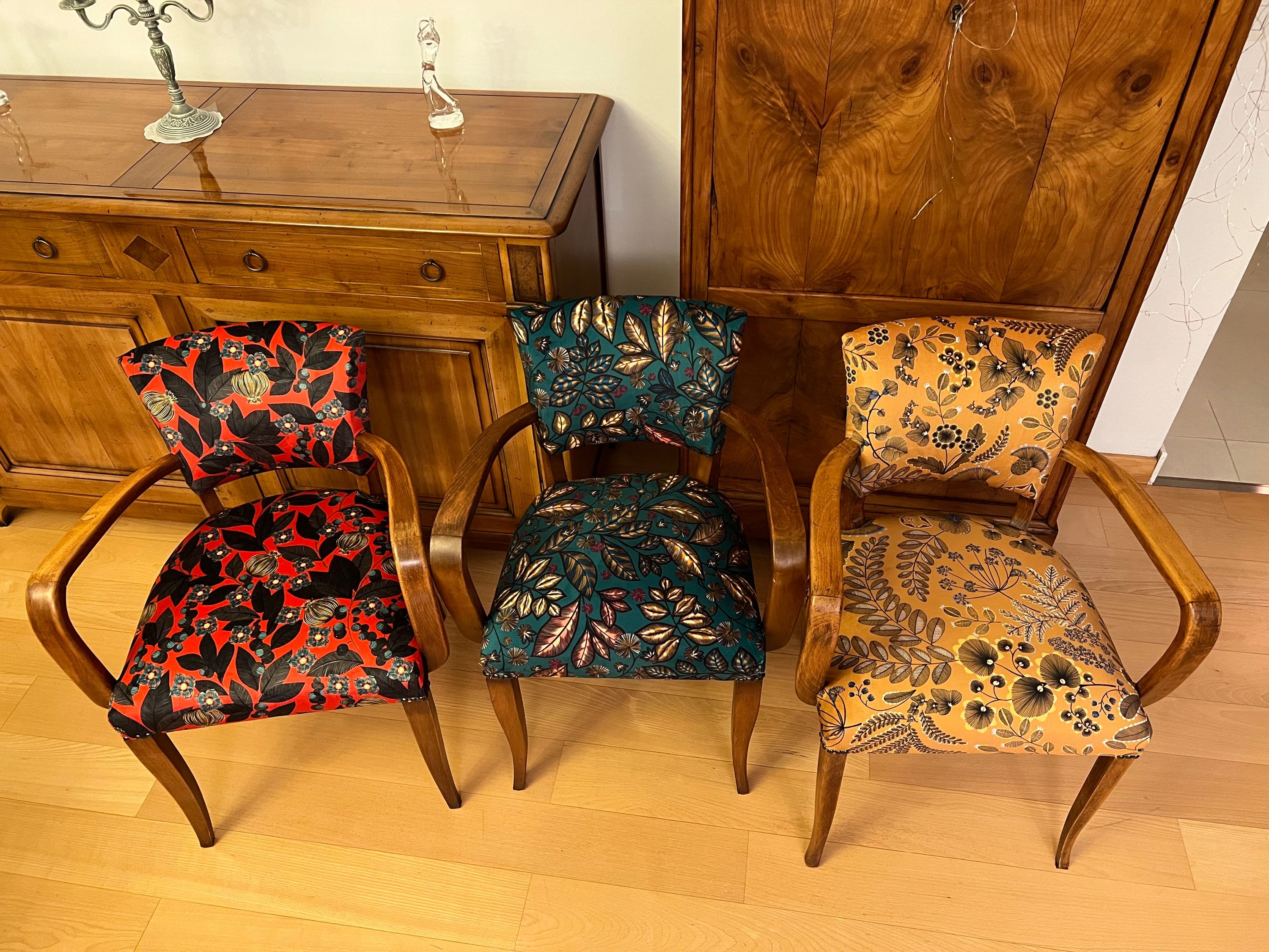 Série de 6 fauteuils de salle à manger