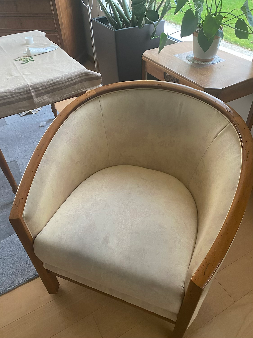 Miniature : Fauteuil tonneau Leleu