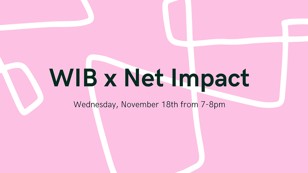 WIB x Net Impact
