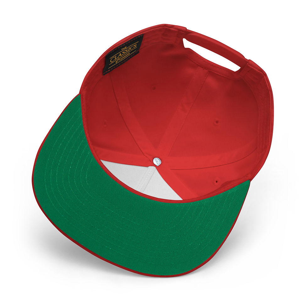 Thumbnail: Embroidered AIM Flat Front Bill Cap