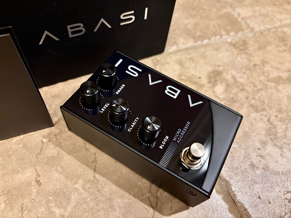 Abasi Micro-Aggressor compressor controls. CompressorPedalReviews.com