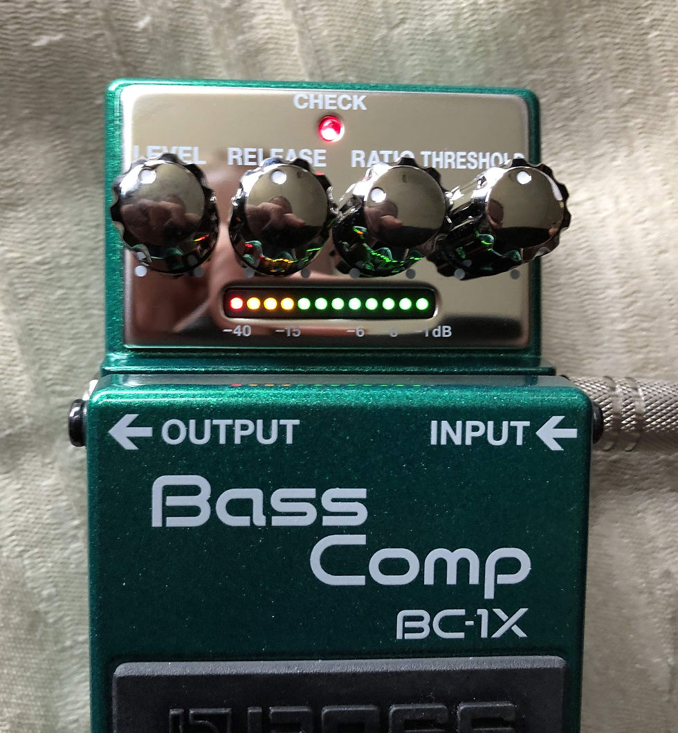 Boss BC-1X Bass Compressor Review Boss BC-1X Bass Compressor Review