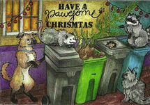 Pawsome Christmas Card
