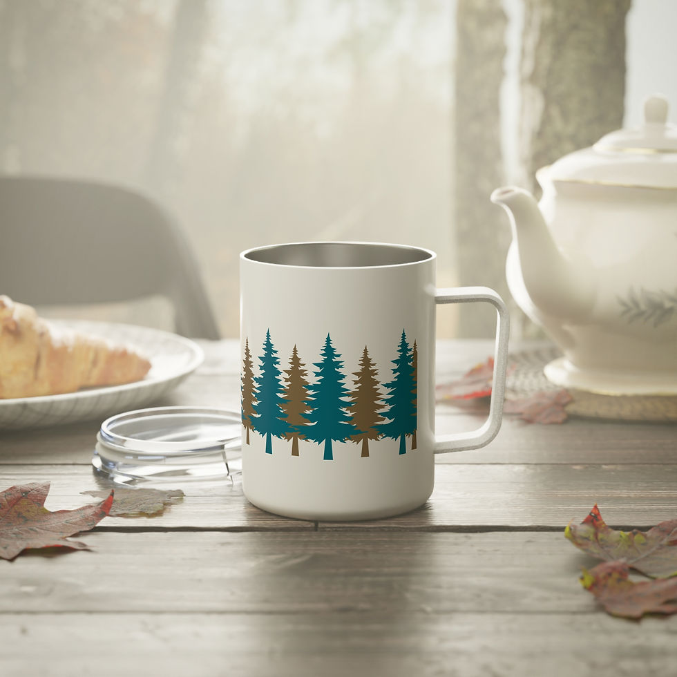 Thumbnail: Adventure Fuel Insulated Coffee Mug, 10oz - Perfect for Camping, Hiking, Travel