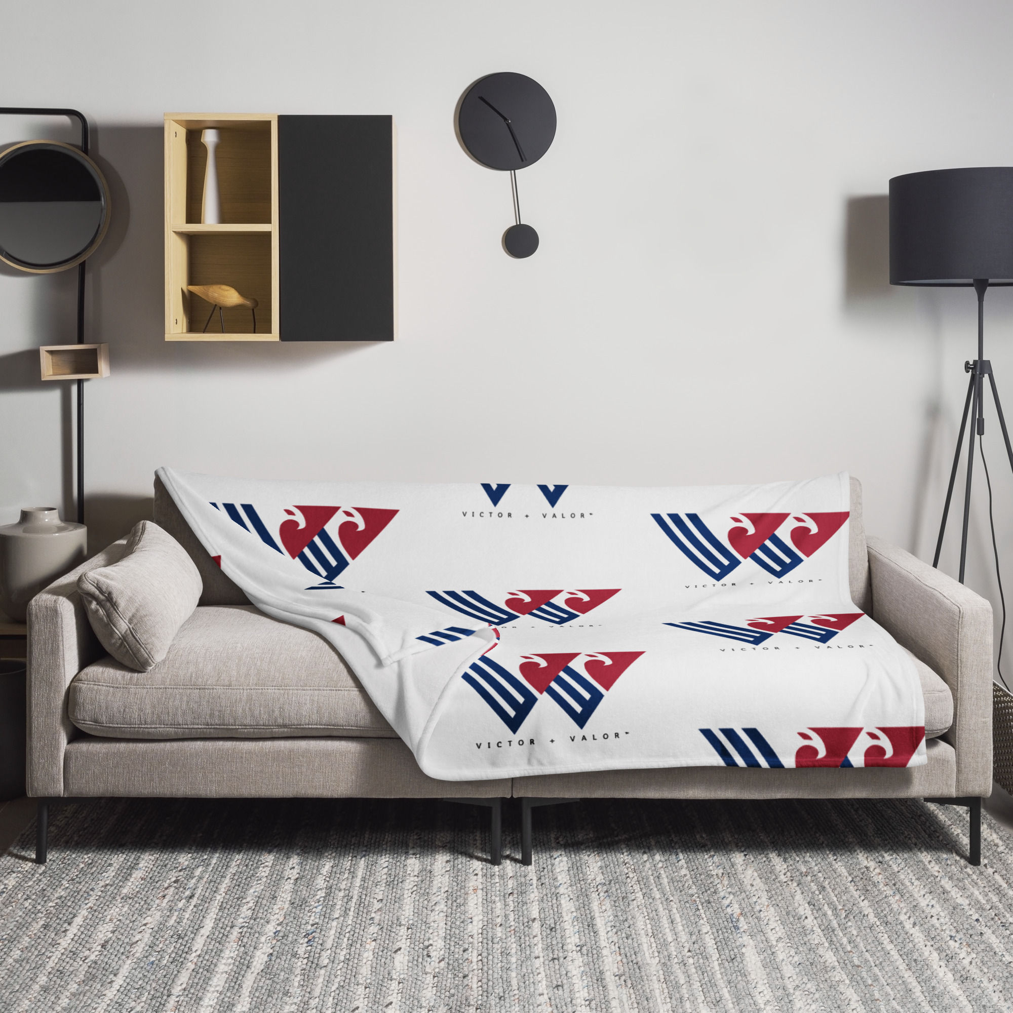 Victor + Valor Throw Blanket