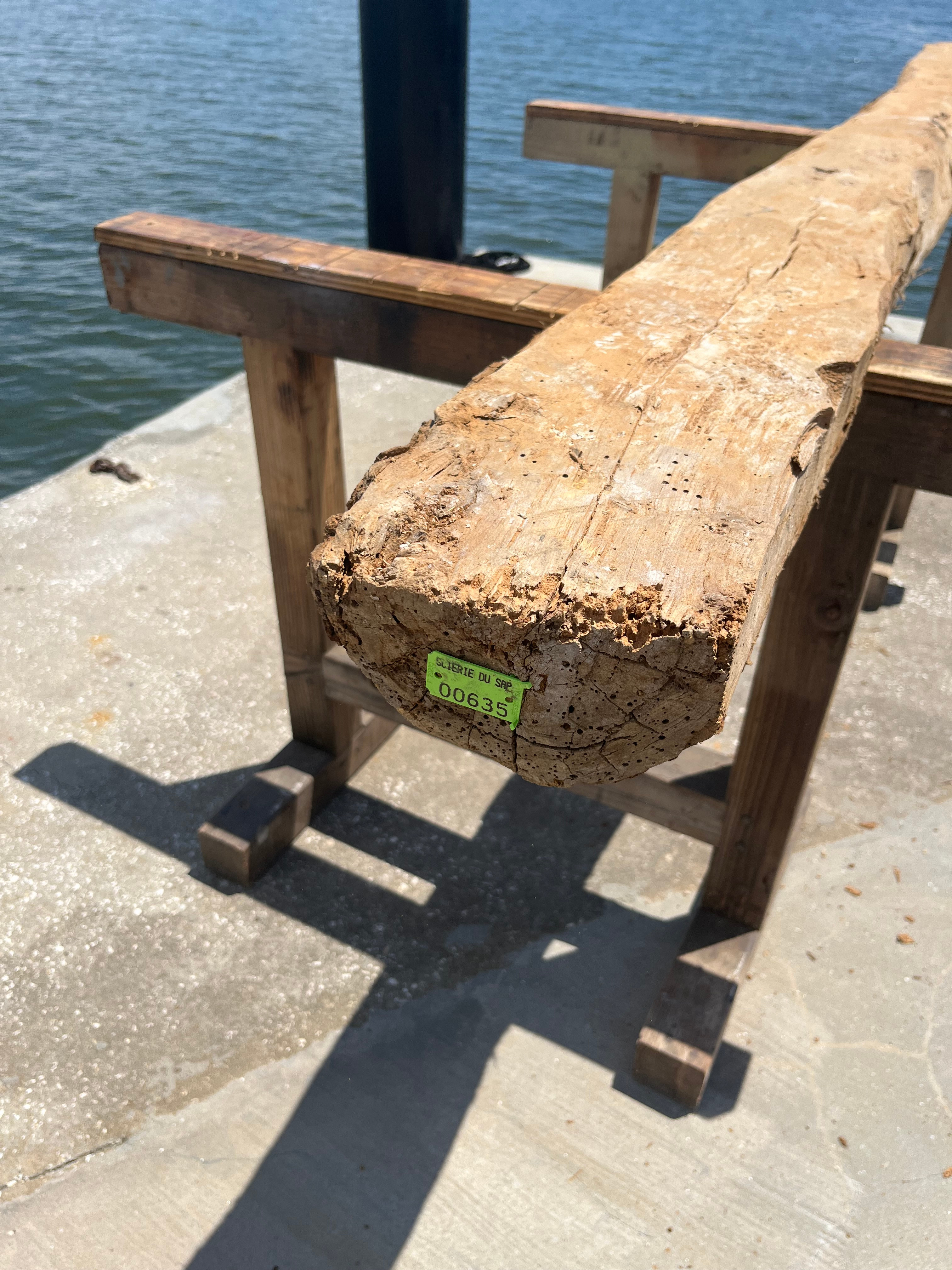 6 inches of Beam 635: Reclaimed Marmion Farm Grade B Beams