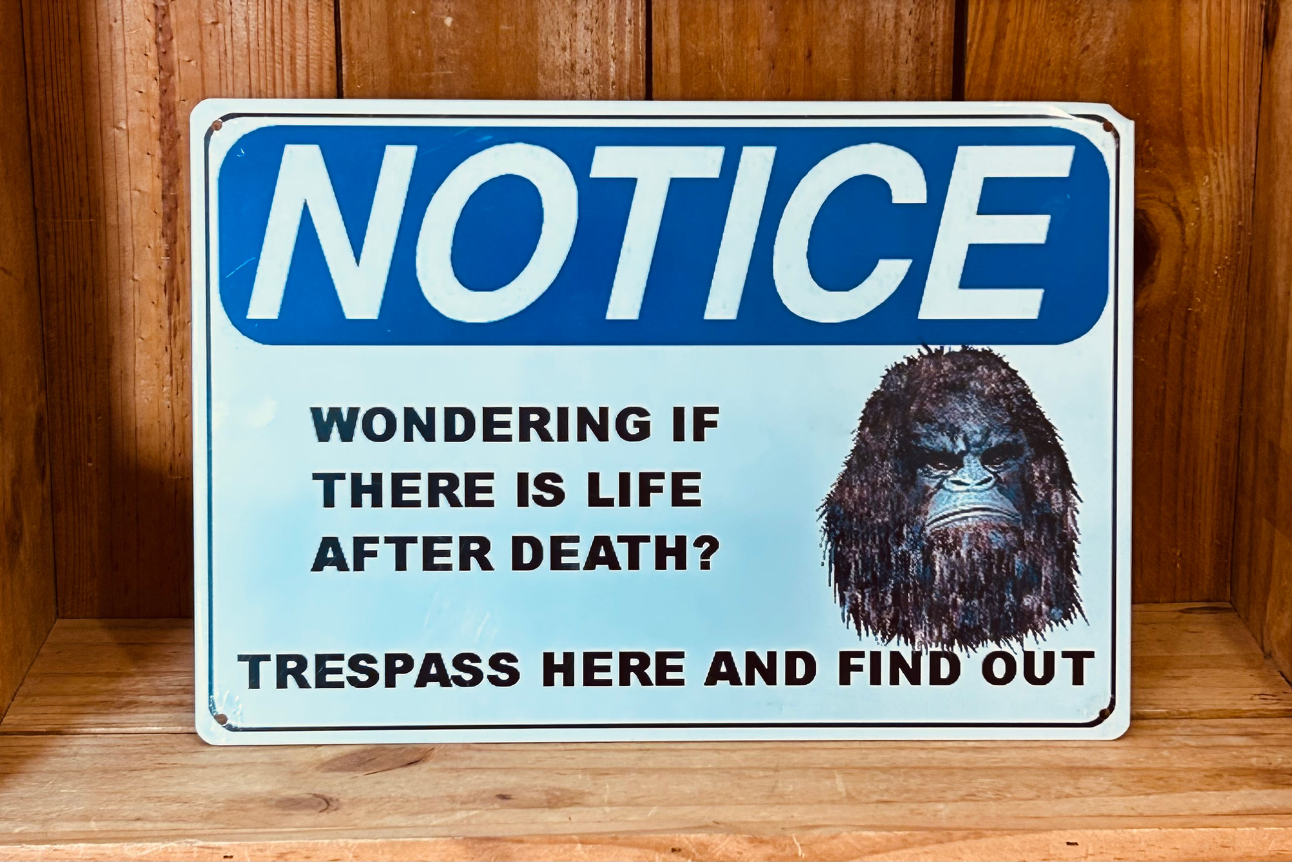 NOTICE Metal Signs