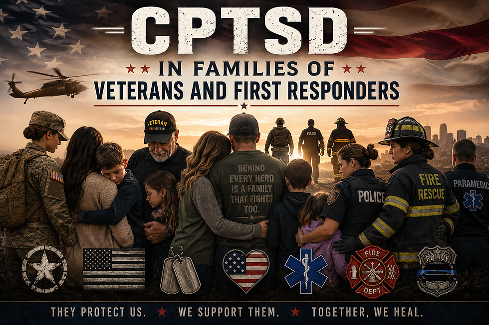 CPTSD (Complex Post Traumatic Stress Disorder) in Families of Veterans and First Responders