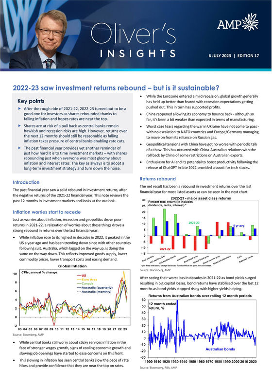 Investment Outlook for next FY 