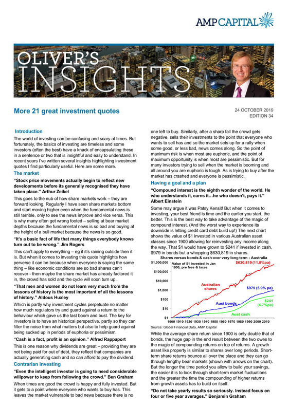 21 great investment quotes