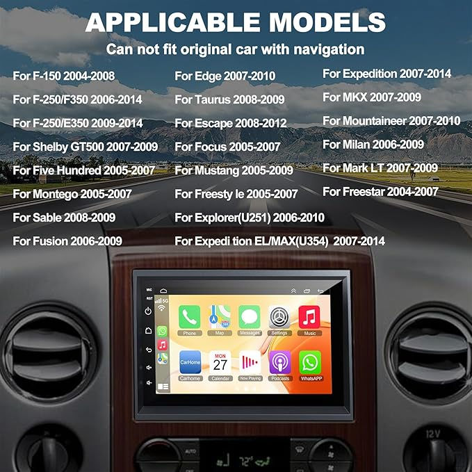 Thumbnail: Ford F150 (2004~2008)/ F250/F350 (2006~2014)/ E250/E350 (2009~2014); For Shelby