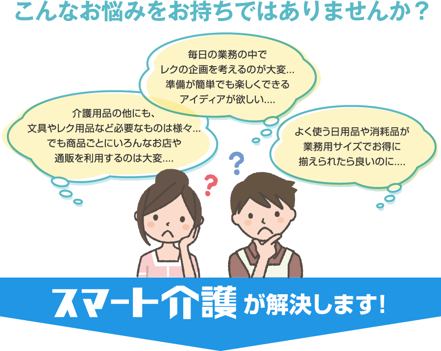 スマート介護が解決