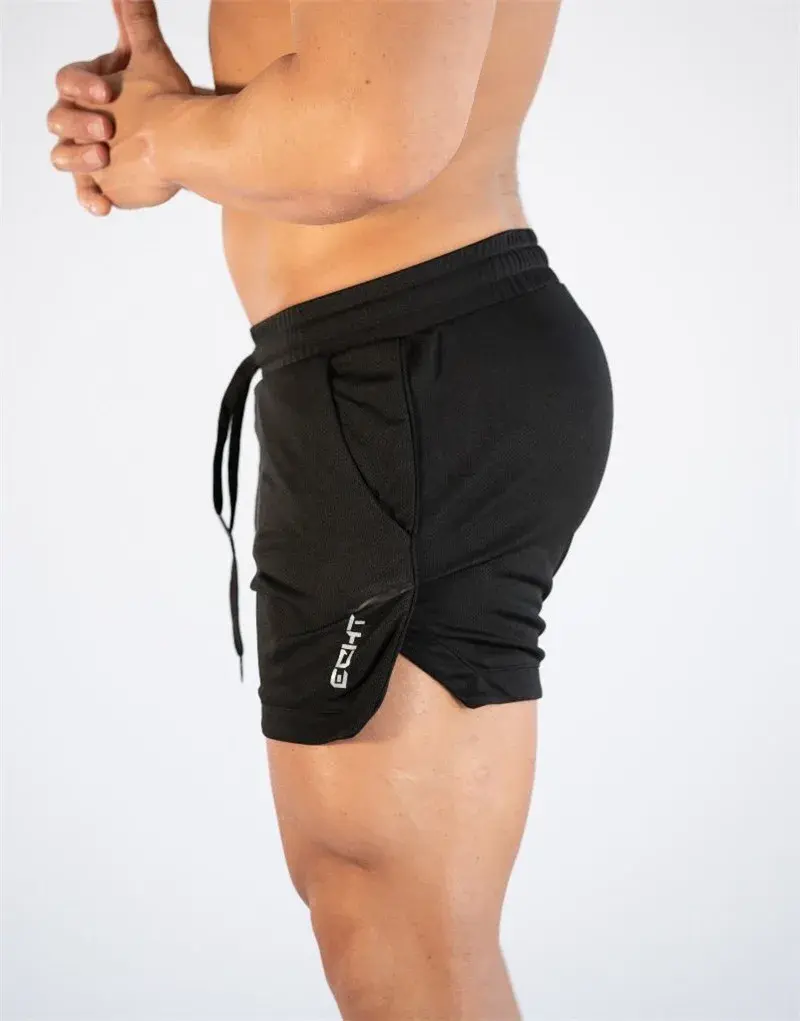 Thumbnail: GITF Mens Gym Training Shorts Men Sports Casual Clothing Fitness Workout Running