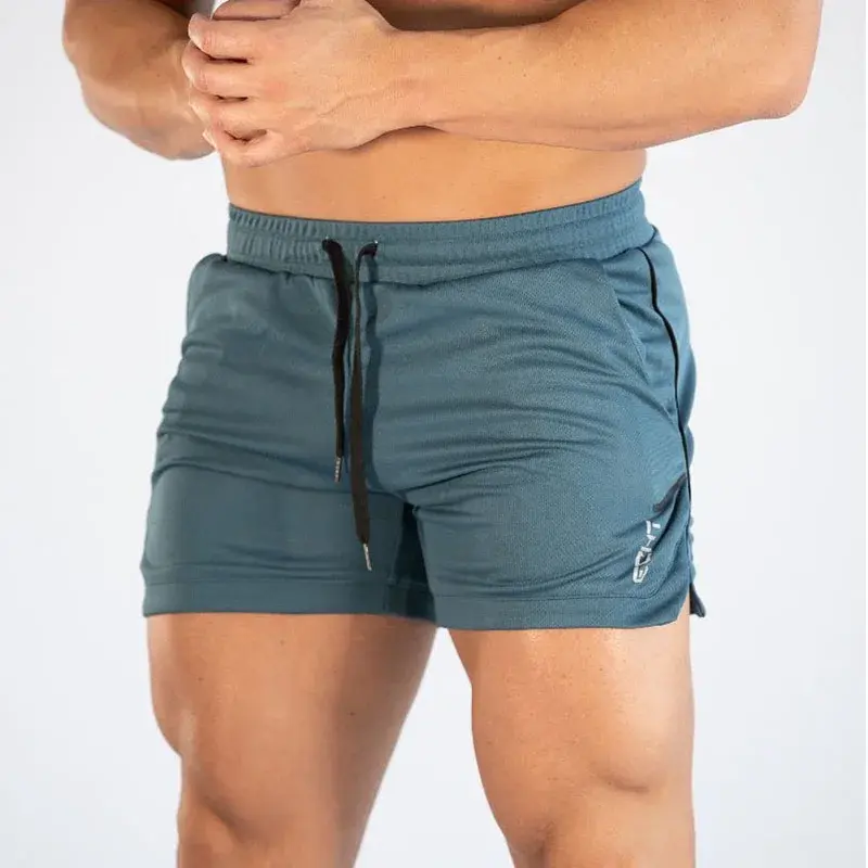 Thumbnail: GITF Mens Gym Training Shorts Men Sports Casual Clothing Fitness Workout Running