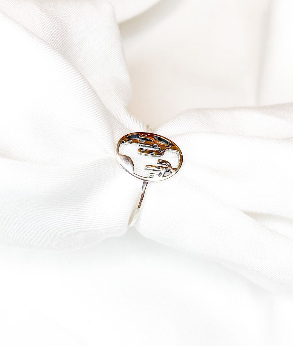 Thumbnail: Sterling Silver Cactus Ring