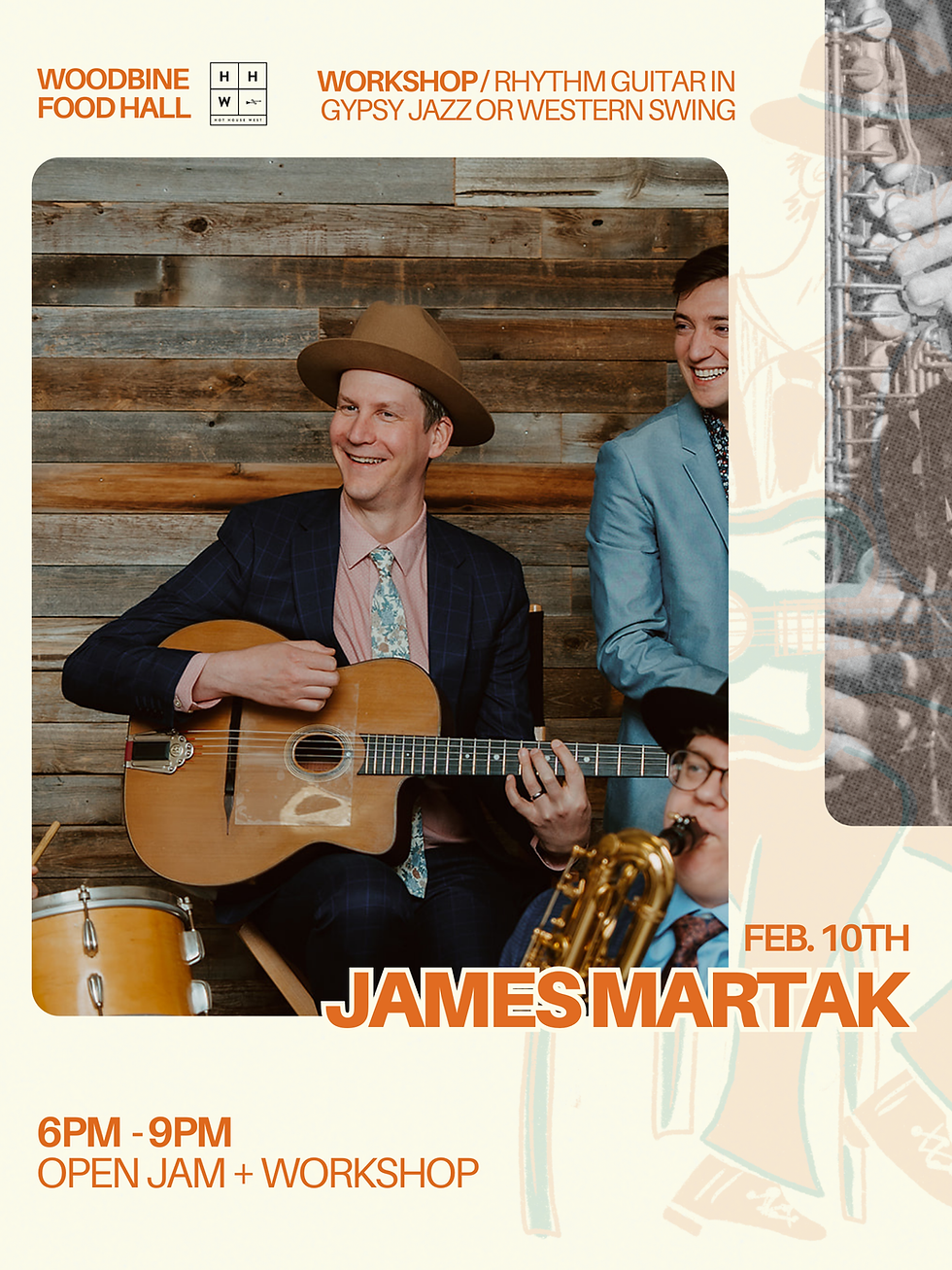 Hot House West Workshop and Jam: Rhythm Guitar in Gypsy Jazz or Western Swing