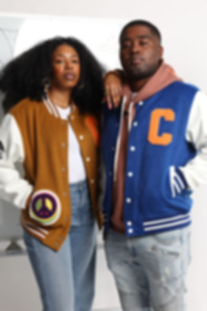 BE LIGHT VARSITY JACKET