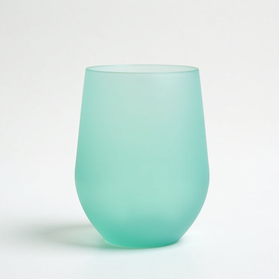 Teal Frost Stemless