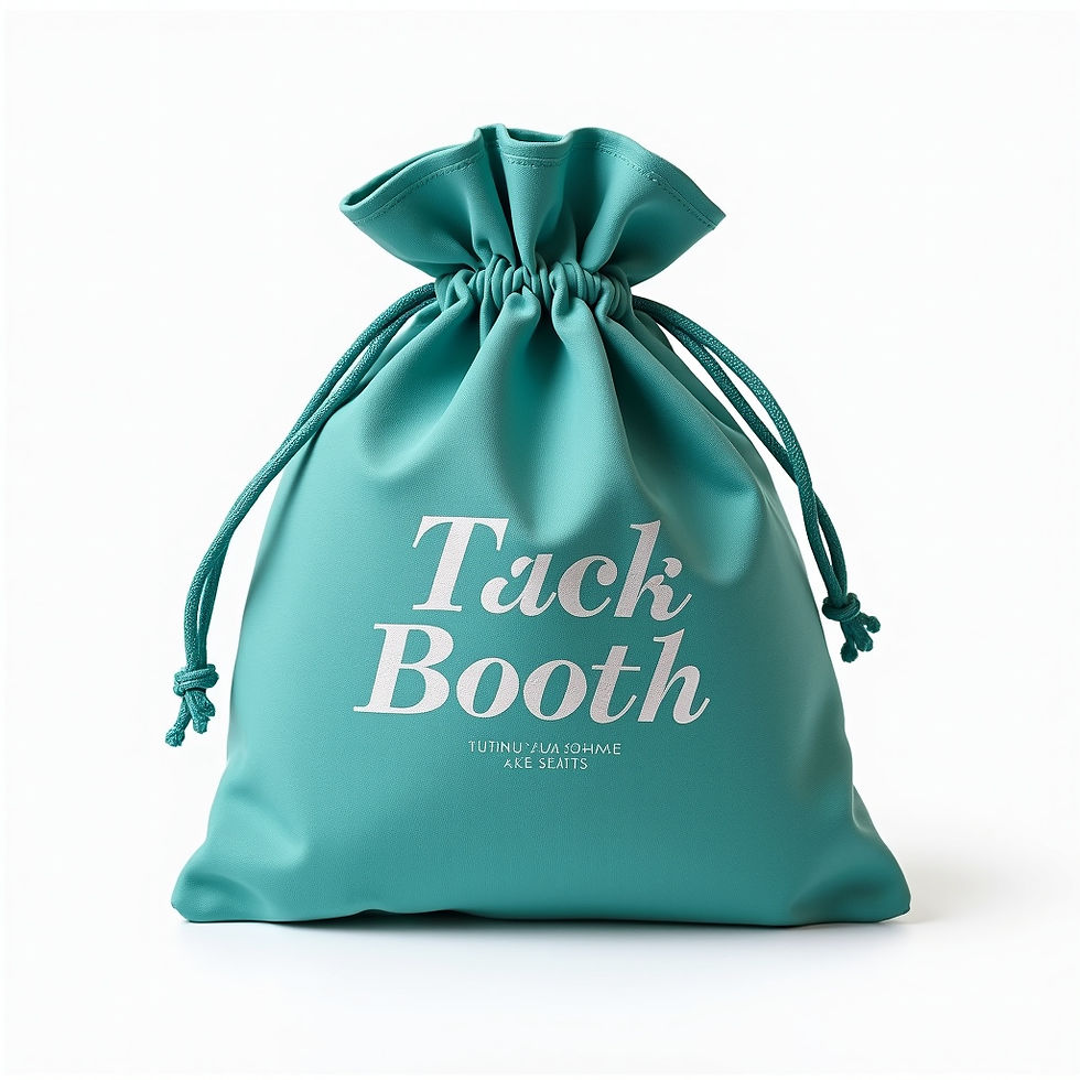 Teal Graphic Pouch