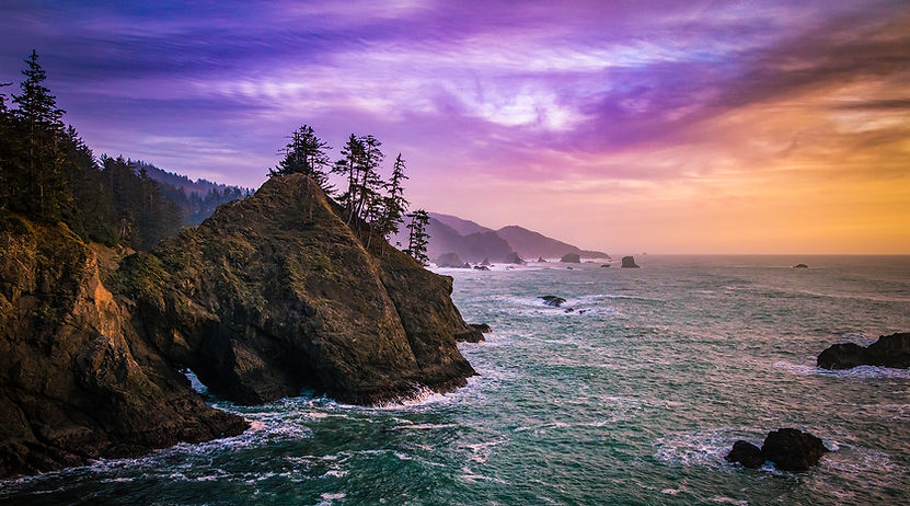 oregon coast sunset