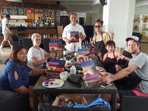 Art on the Beach: On-the-spot paintings of Boracay’s attraction gaining ground