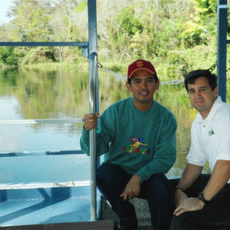 Henry and Greg exploring Wakulla River