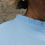 Thumbnail: Frill top in pale blue stretch denim