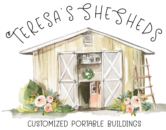 Teresa's She Sheds /Macomb Portable Buildings logo