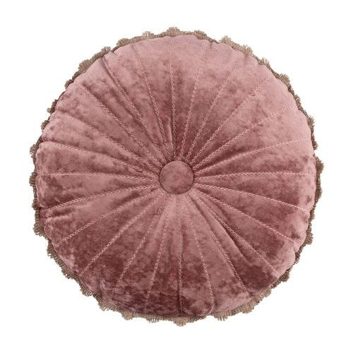 MONA VELVET ROUND PILLOW | LINENS-N-MORE