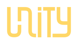 UNITY Logo in Yellow type