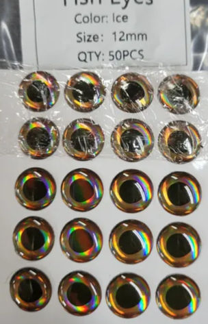 NATURE VISION SERIES 50PK STICK ON 3D EYES