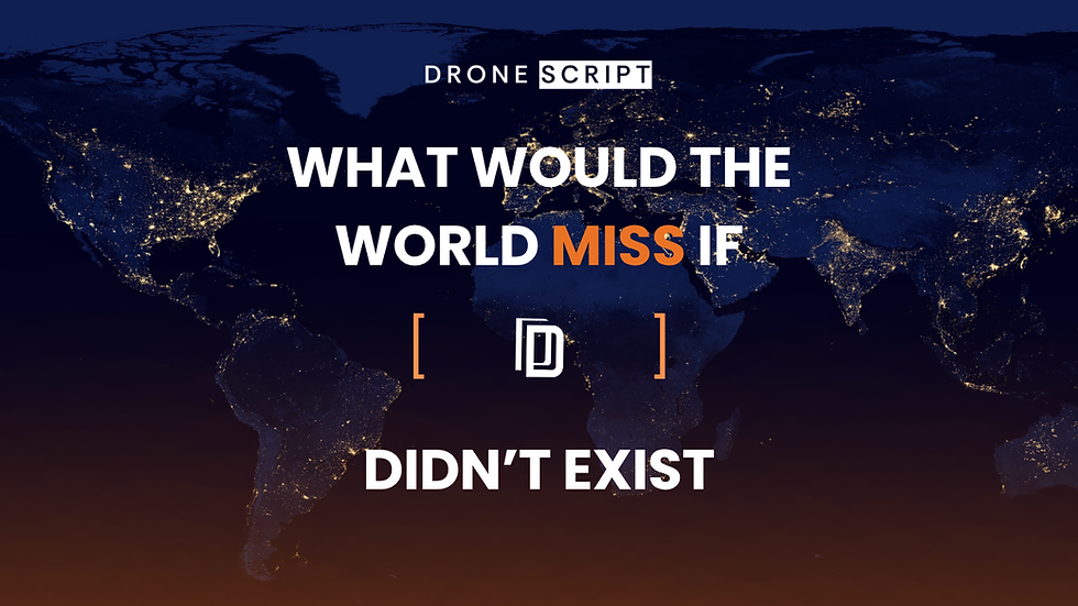 What Would the World Miss if DEMDRONES Didn’t Exist?