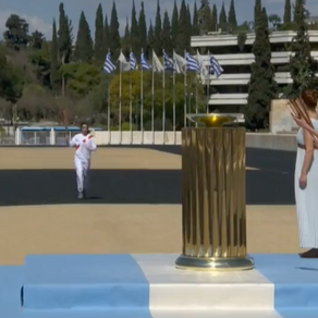Olympic Flame lit