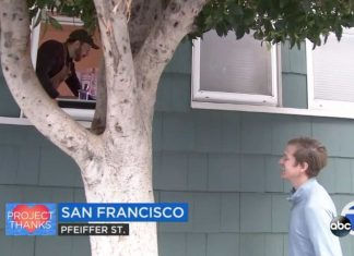 Coffee served out the window