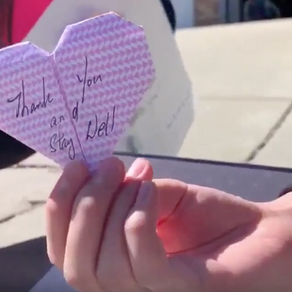 9-year-old's thank yous