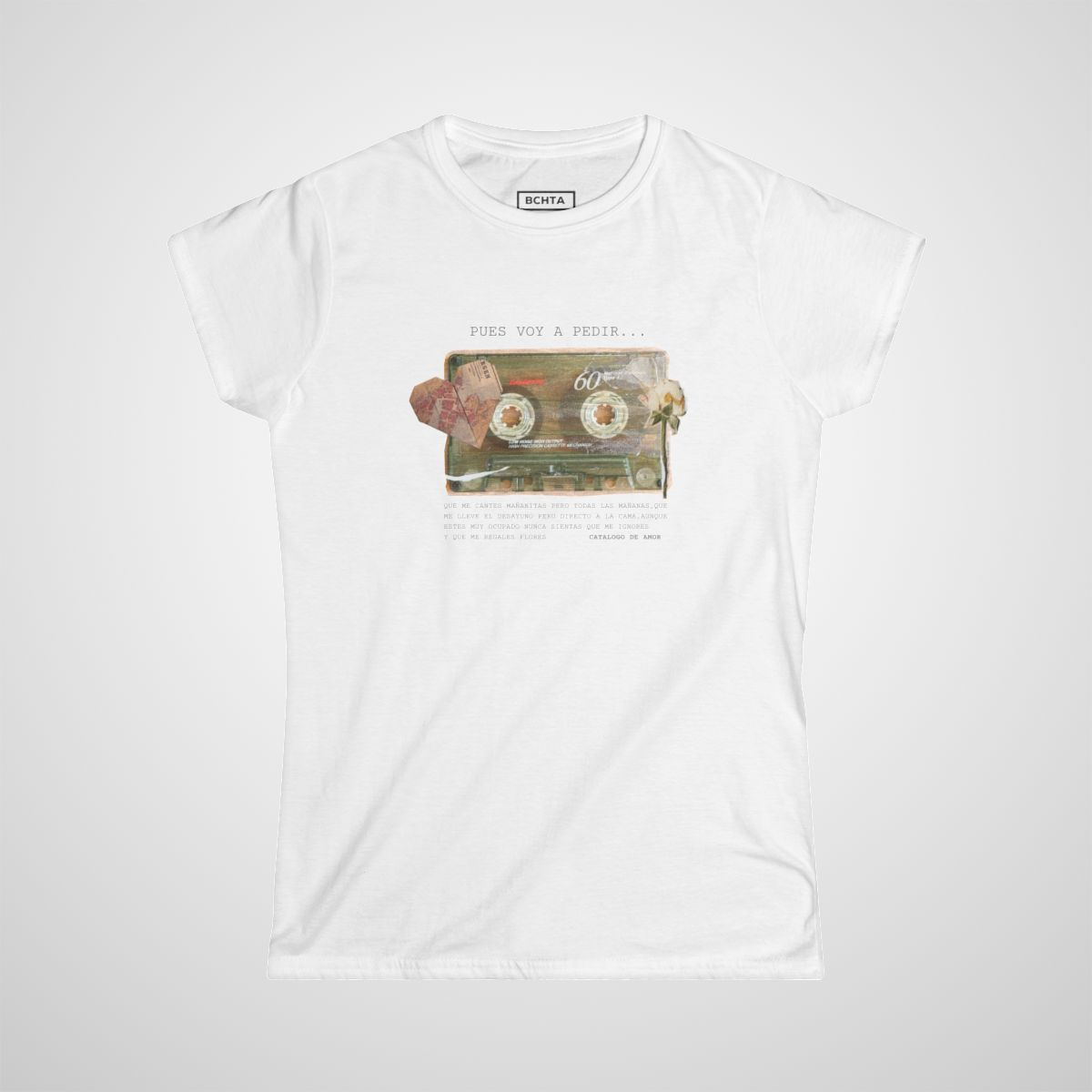 BCHTA Catalogo de Amor Camiseta suave para mujer