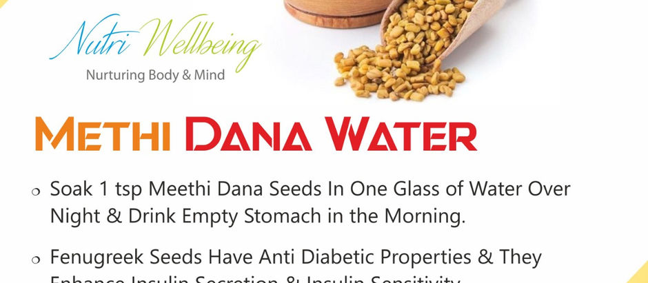 Methi Dana Seeds Detox Water